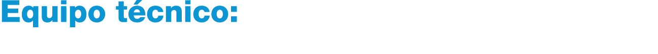 Equipo t cnico: 