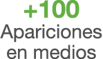 +100 Apariciones en medios 