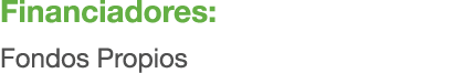 Financiadores: Fondos Propios