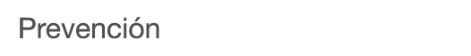 Prevenci n