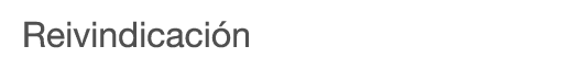 Reivindicaci n