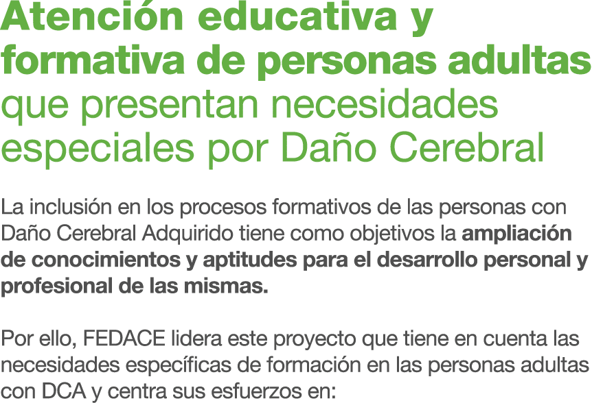 Atenci n educativa y formativa de personas adultas que presentan necesidades especiales por Da o Cerebral La inclusi ...